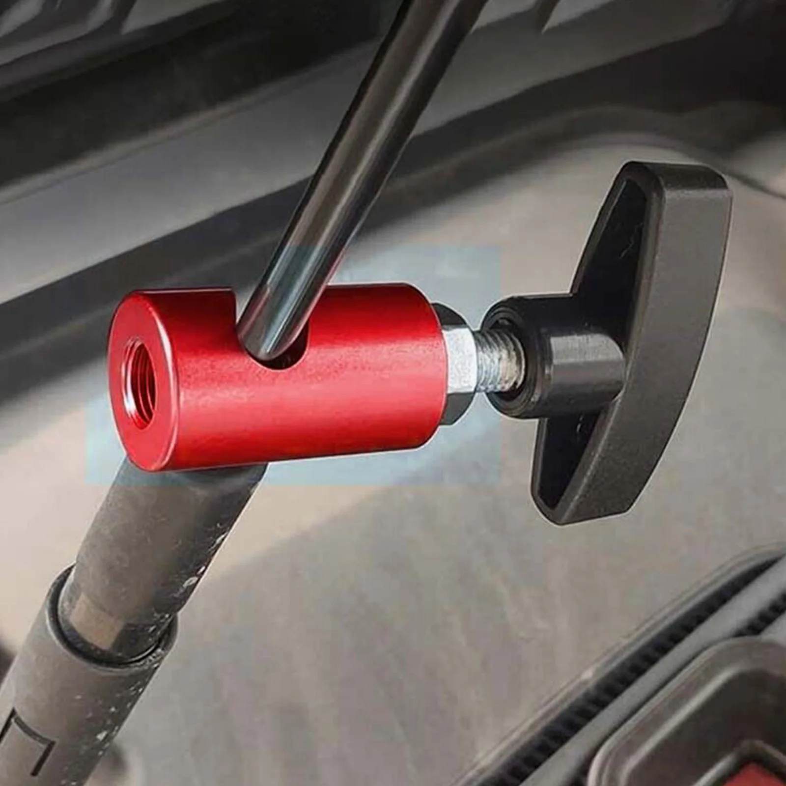 Car Hood Lift Bar Anti-clamping Device Easy Installation Hood Clips Support Rod Allow Access to the Engine Compartment