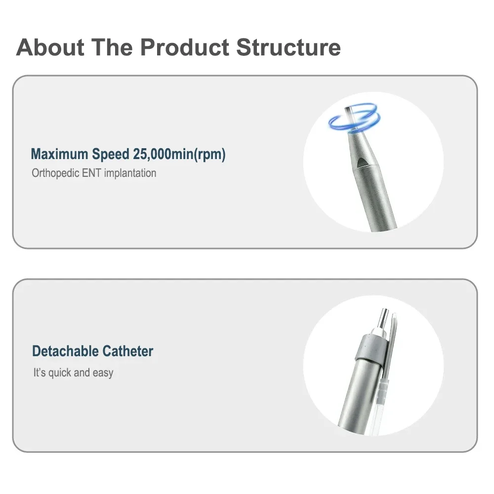 Dental Surgical Handpiece 20 Degree Angle Micro Surgery Straight Handpiece Denspay 1:1 Dental Surgical Osteotomy Handpiece