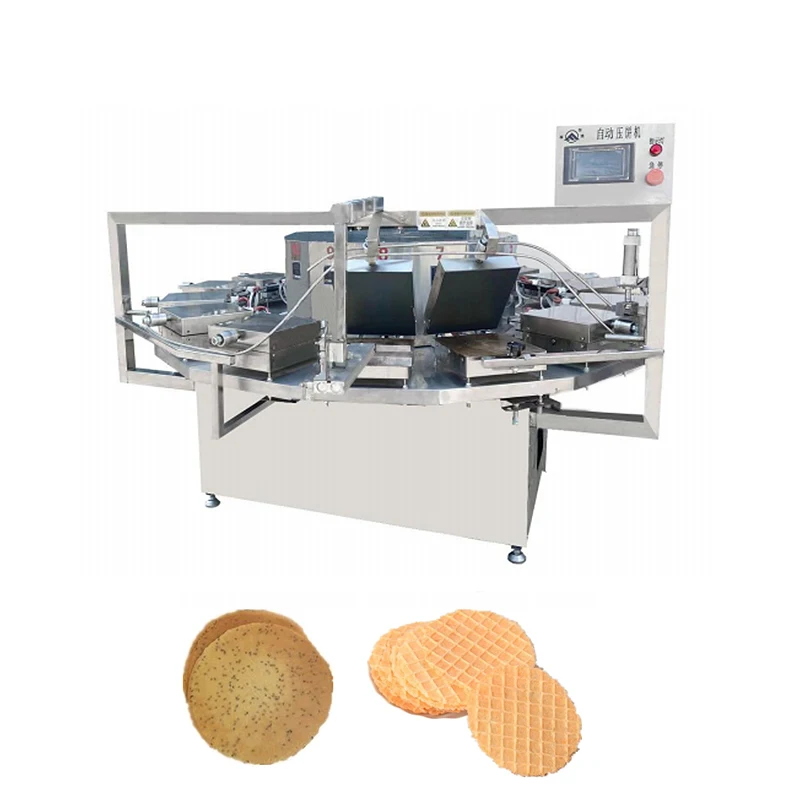 Bright Luster Wafer Biscuit Sticks Making Machines Exquisite Workmanship Automatic Egg Roll Machine