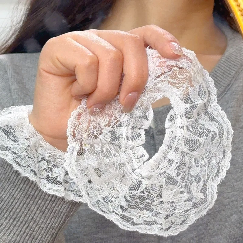 6 cm di larghezza ricamo CALDO bianco nero fiore 3D tessuto di pizzo nastro cucito fai da te applique colletto abito da sposa guipure decor