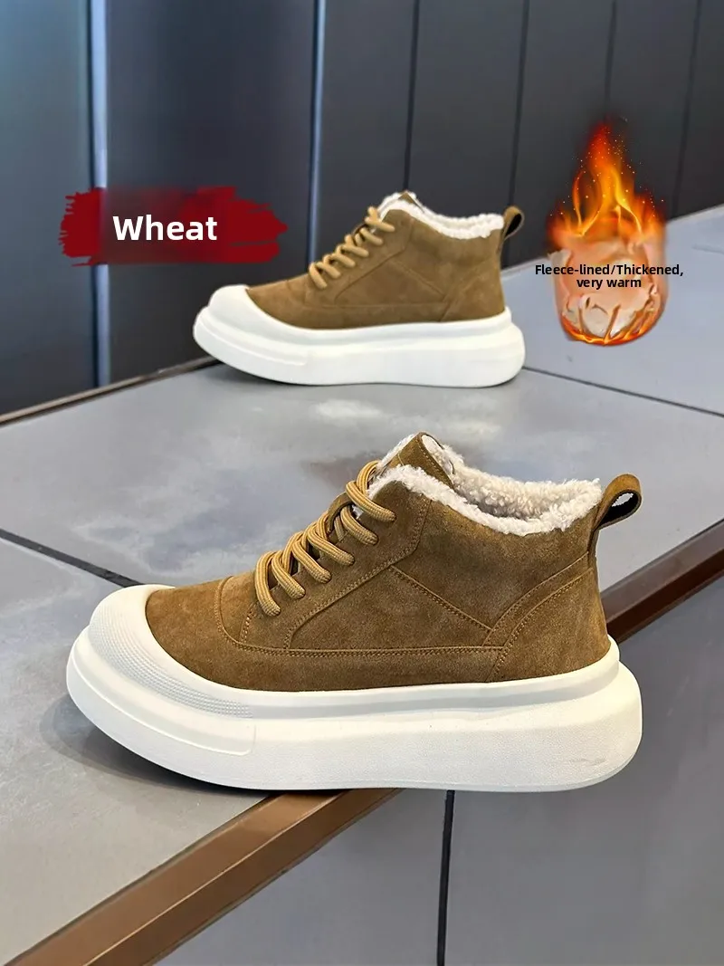 bottes-de-neige-montantes-doublees-polaire-pour-homme-resistantes-au-froid-chaudes-decontractees-et-polyvalentes-pour-l'hiver-et-l'exterieur-chaussures-de-travail-en-coton
