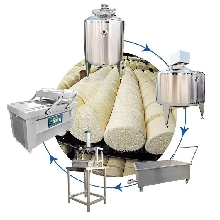 Máquina Procesadora de Queso ORME, Equipo Lácteo para Queso, Línea de Producción Automática de Queso Mozzarella