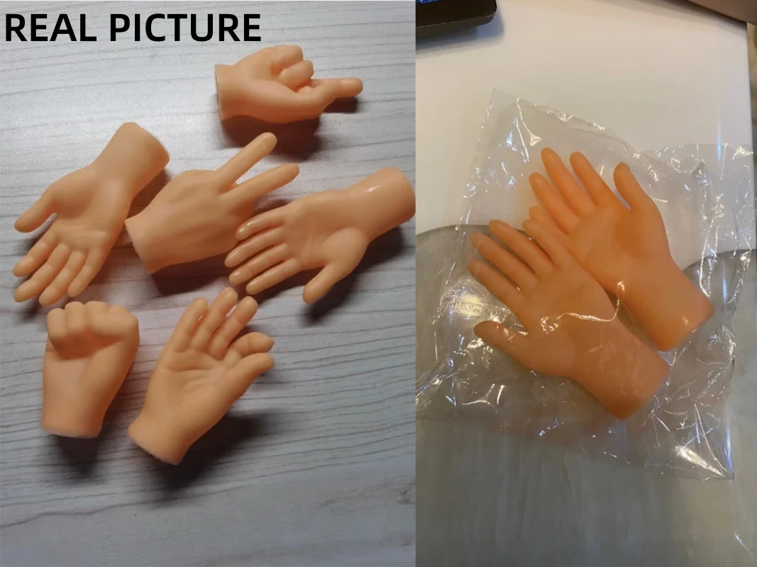 Mini Hands Model Puppets Tiny Hands Cat Massage Tool Miniature Toys  Gloves Finger Gloves Little Finger Interactive Cat Toy