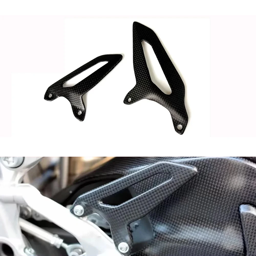 

For Ducati Panigale V2 899 959 1199 1299 motorcycle modification carbon fiber heel guard pedal accessories