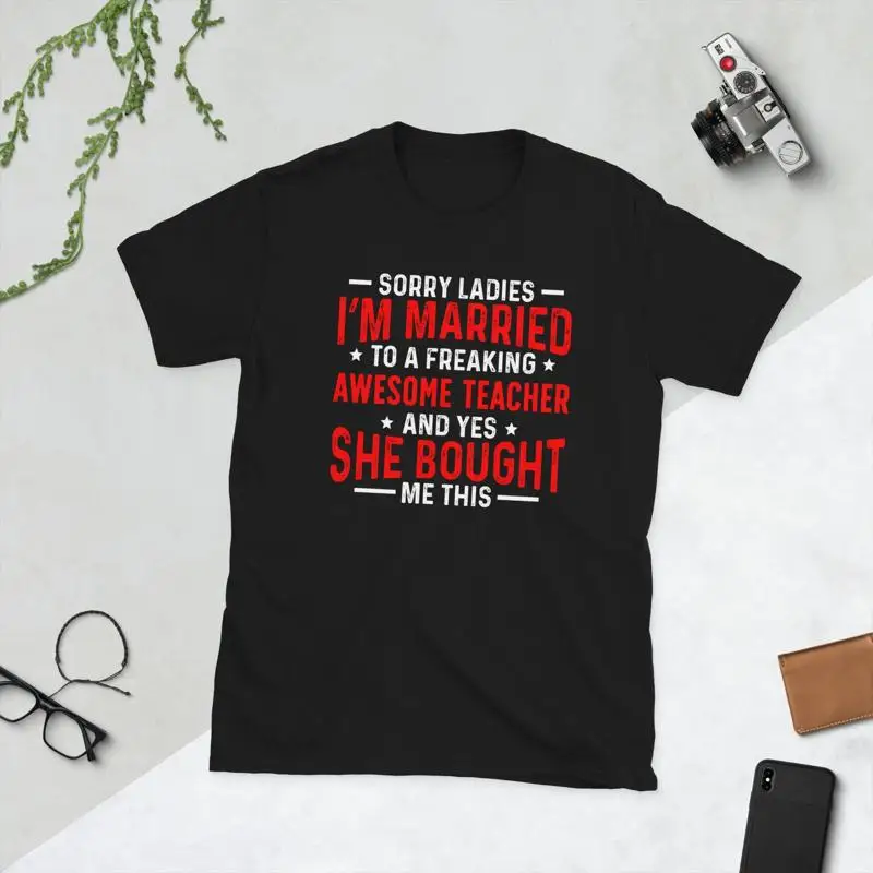 T-Shirt für den besten Ehemann eines Lehrers