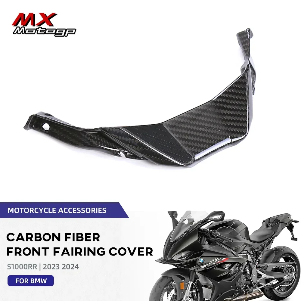 

Motorcycle Carbon Fiber Front Fairing Headlight Nose Lower Panel Cowling 2023 For BMW S1000RR S1000 RR Motocross Parts