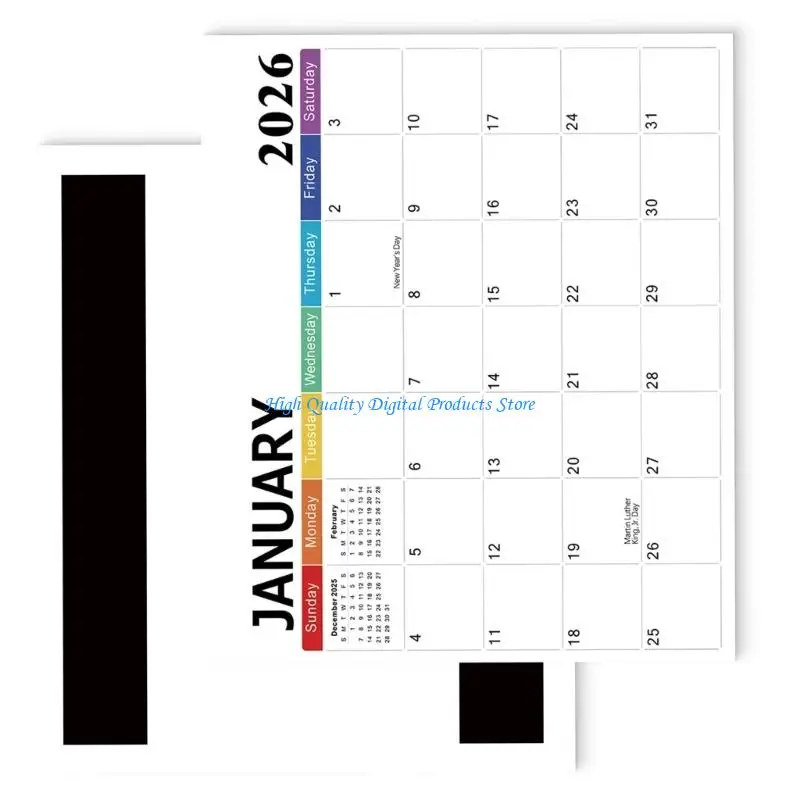 

U2JE 2026 Yearly Wall Planner For English Reading Improvement Office School Use Safe