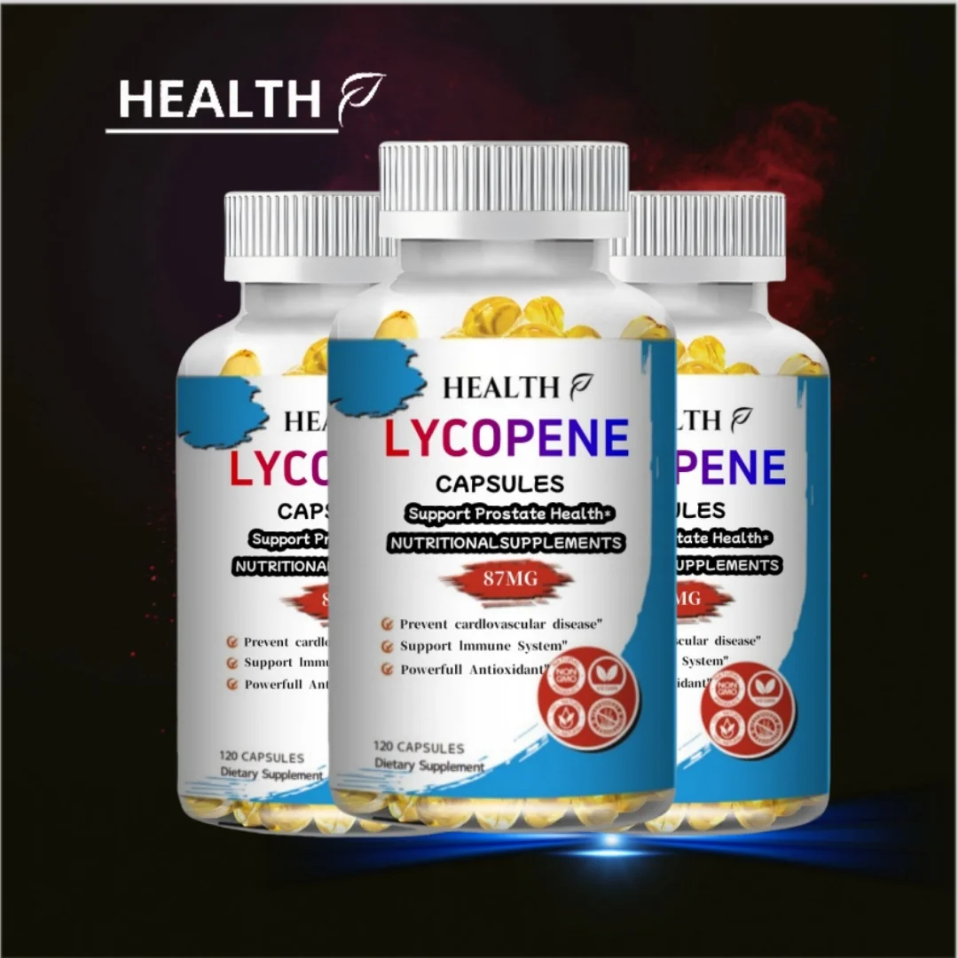 Lycopene 87mg 120 Vegetarian Capsules | Supplementing Health | Natural Tomato Extract Non GMO