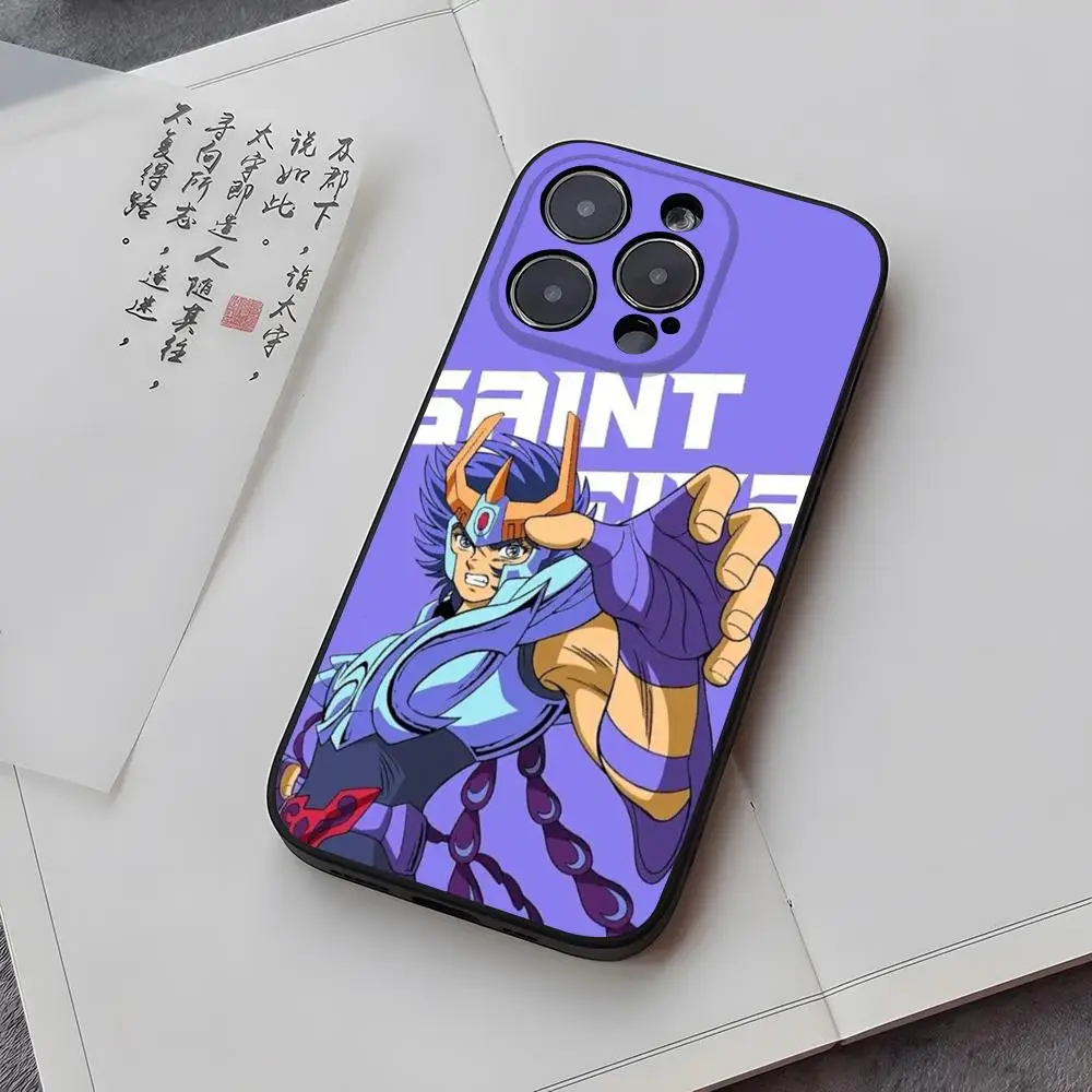 Saint Seiya Phone Case for iphone 16ProMax 15 11 13 14 Pro Xs Max Mini Xr X 7 Plus Shell Coque