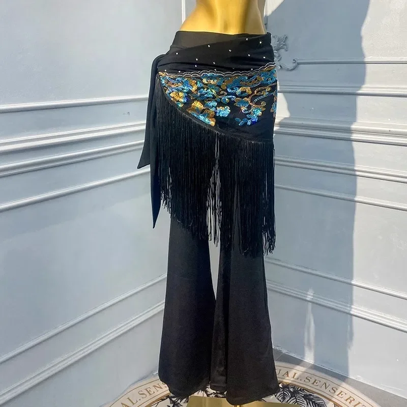 

Пояс для танца живота по индивидуальному заказу, шарф с кисточками, костюм для танца живота, индийская одежда, женская юбка с кисточками