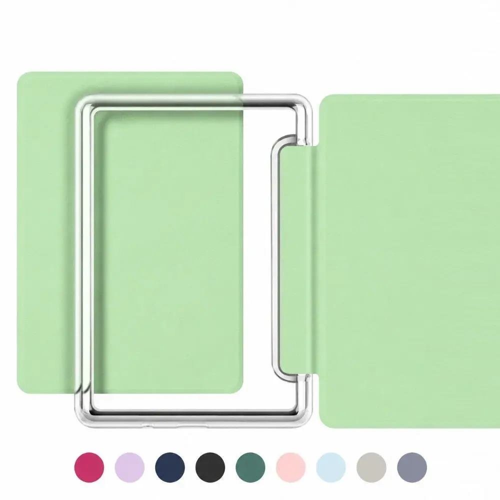 Auto Sleep Wake e-Reader Folio Case Magnetic Transparent Back Protective Shell Acrylic for Kindle (2026 Release) 6 inch