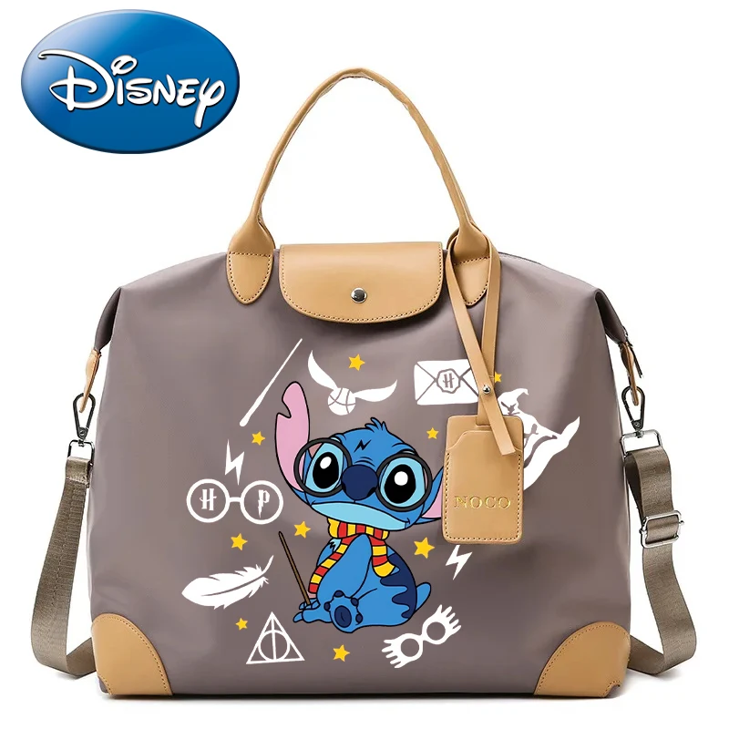 New Disney Stitch Crossbody Bags for Women Kawaii Cartoon Printed Shoulder Bag Women Handbags Large Capacity Shopping Tote Bags