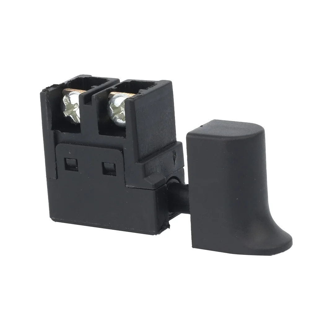 Button Electric Drill Switch Trigger Self Rest Speed 250V Black Control Knob Cutting Lock On Planer Regulating