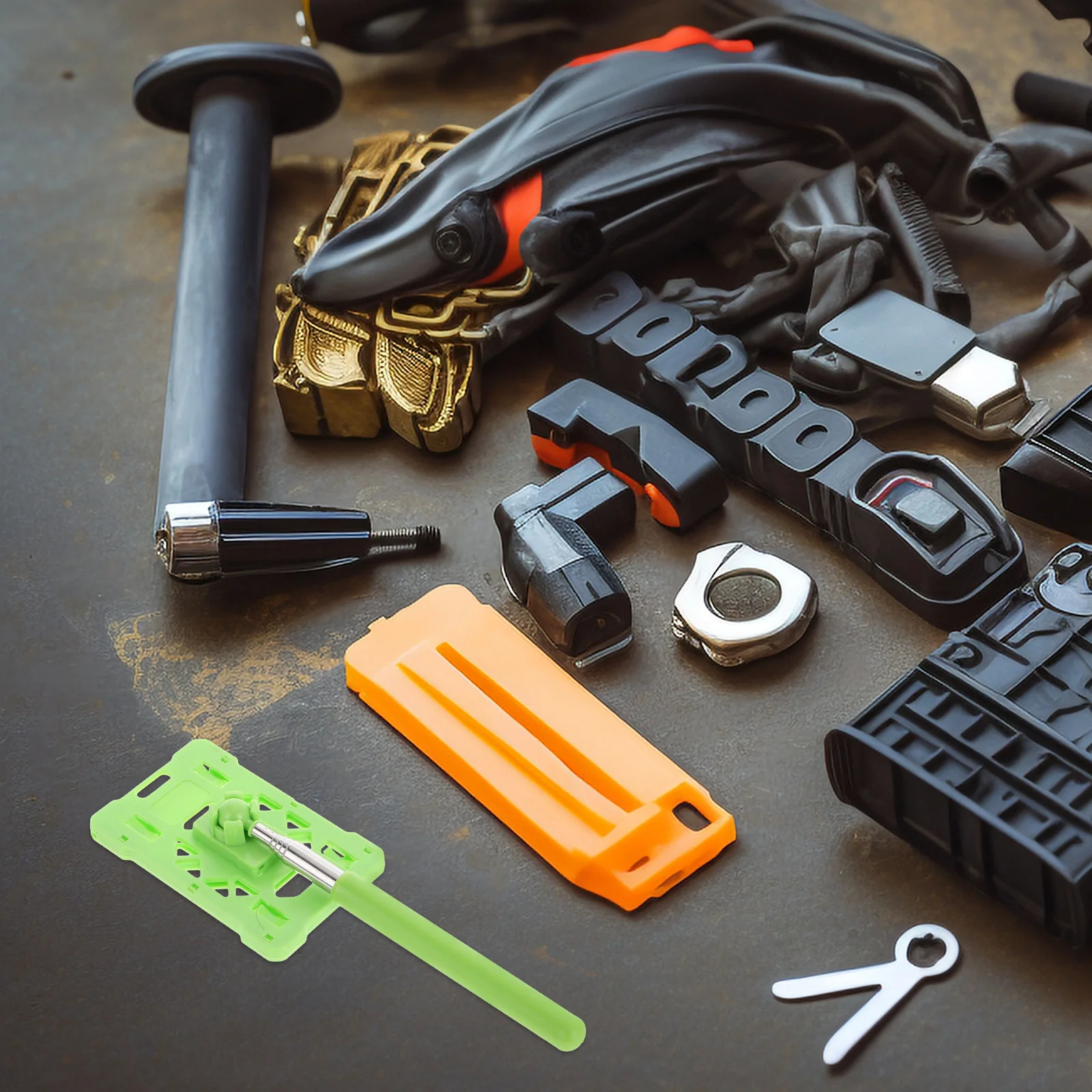 

Telescoping Rod For Parking Payment Plastic Badge Holder Extendable Id Card Grabber Multifunctional Access Card Extender Stick