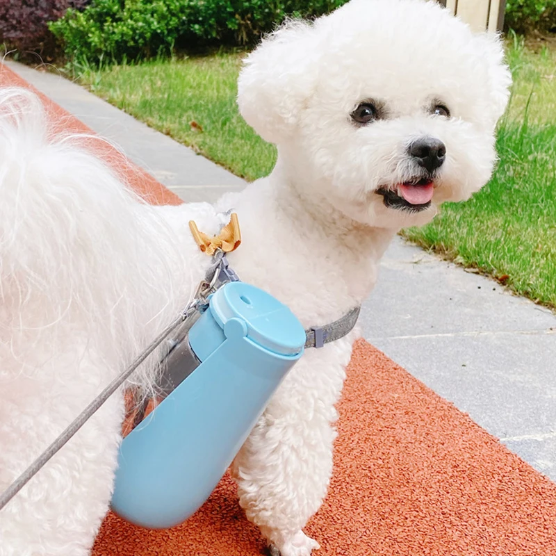 Pet Water Cup Accompanying Cup Water Feeder Foldable Cup Dog Drinking Cup Portable Clamshell Pet Cup