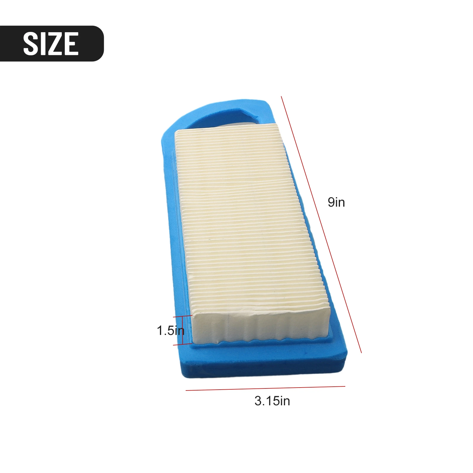 Replacement Set of 2 Air Filters and Pre Filters for B&S 697153 698083 795115 M14171 Suitable for Various Equipment
