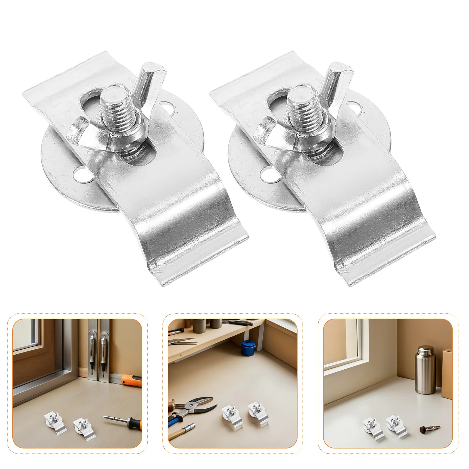 

30Sets Stainless Steel Undermount Sink Mounting Clips Brackets Support Kitchen Bathroom Heavy Duty Sink Fixing Kit