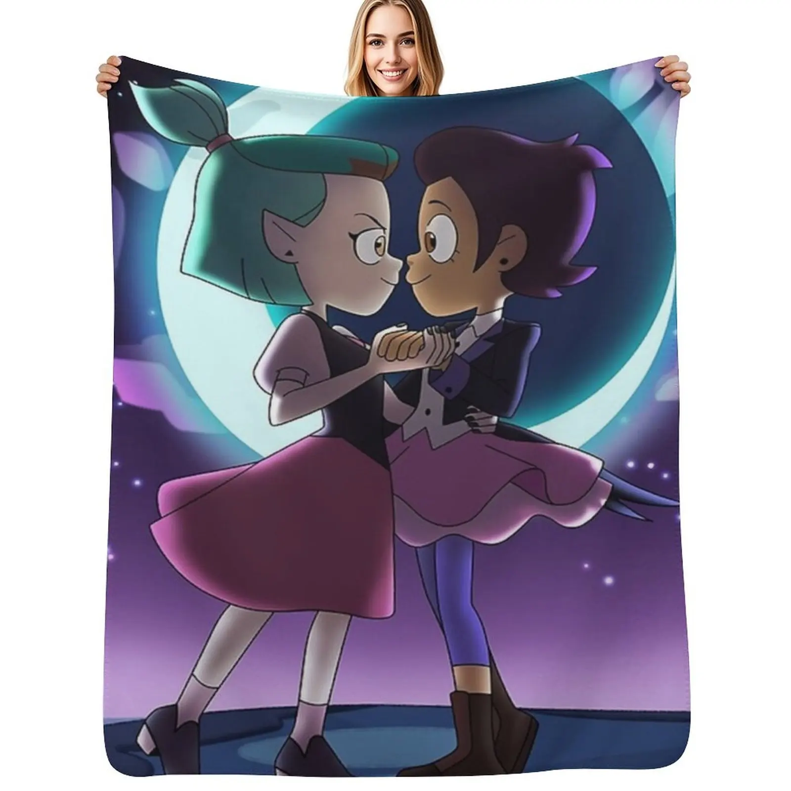 

Amity and Luz Throw Blanket warm winter Warm halloween For Sofa Thin Blankets