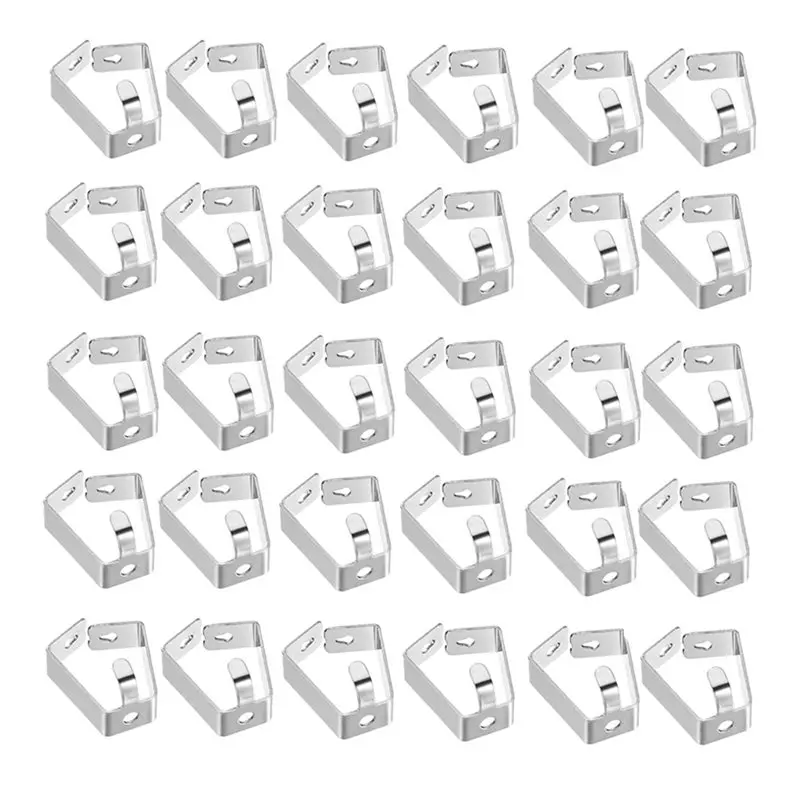 AT19-Adjustable Picture For Art Hanging Hook Rail System- 30 Pack Hangers For Artwork And Picture Display Systems