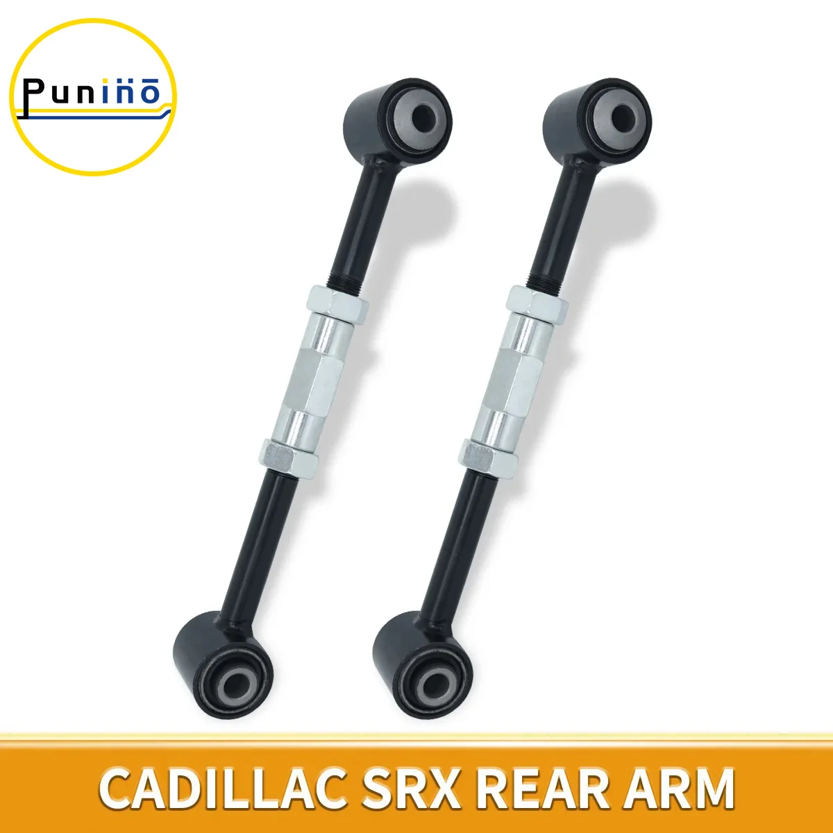 

Punino Pair of Rear Lower Control Arms Left & Right Suspension Kit Sets for Cadillac SRX 2010 2011 2012 2013 2014 2015