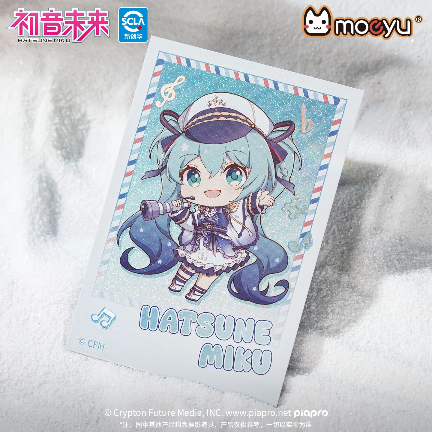 Moeyu Hatsune Miku Kaito Meiko Polaroid Crad Cartoon Len Rin Luka Fotokarte Blind Box Anime Zubehör für Frauen Mann Kind Geschenk