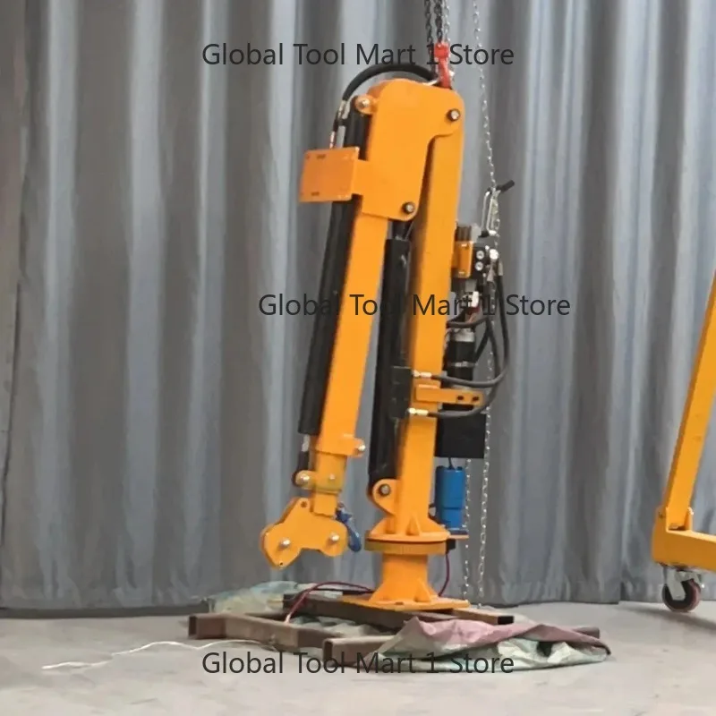 Hot Sale 12V 24V Mini Pickup Truck Crane with Electric Winch Hydraulic Lifting