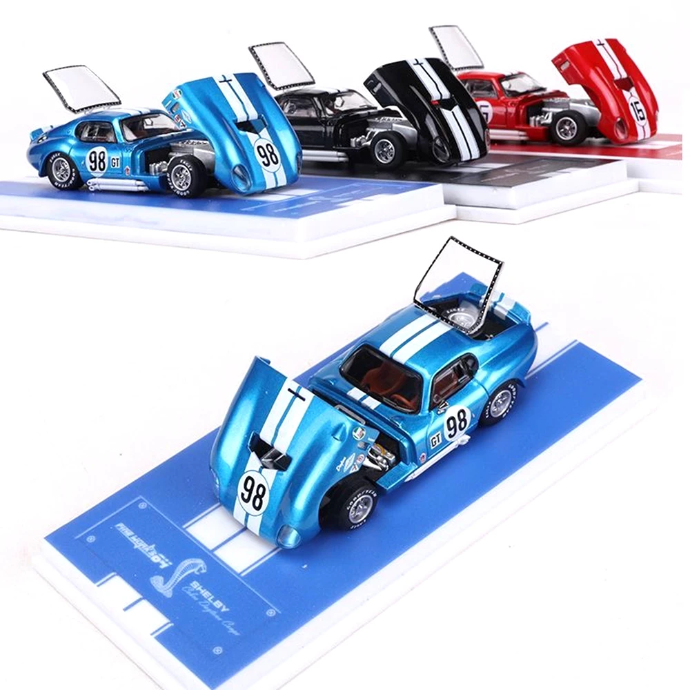 Fine Works 1/64 Classic Mini Shelby Cobra Shelby Cobra Alloy Car Model Limited Collection Gift Display Set