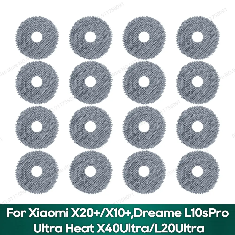 Салфетка для швабры, совместимая с Xiaomi X10+ / X20+ / X20 Max, Dreame L10 Ultra / L10s Ultra / L20 Ultra/ L30 Ultra, Mijia M30S / M40 Салфетка для швабры, совместимая с Xiaomi X10+ / X20+ / X20 Max, Dreame L10 Ultra / L10s Ultra / L20 Ultra/ L30 Ultra, Mijia M30S / M40