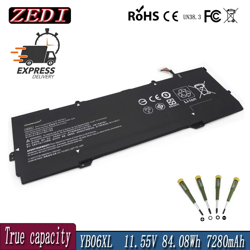 

ZEDI YB06XL Laptop Battery for HP Spectre X360 15-CH002TX CH013TX CH070NZ CH034NG CH030NZ HSTNN-DB8H DB8V TPN-Q200 928427-271