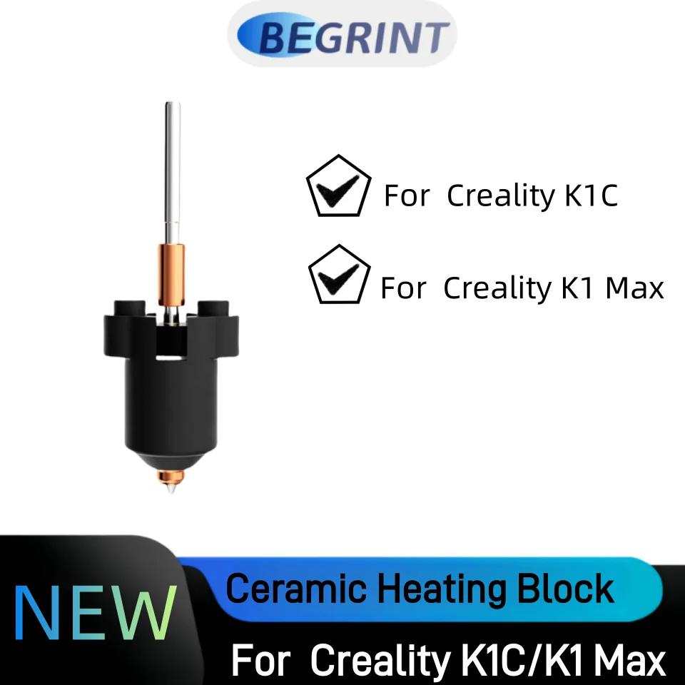 

Набор керамических нагревательных блоков для Creality K1C K1 MAX, комплект Быстросъемных насадок для K1C/K1 MAX, аксессуары для 3D-принтера