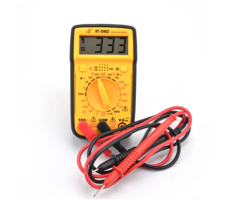 

R'DEER tool High end digital display Pocket digital multimeter LCD display multimeter electrician tool NO.RT-D902