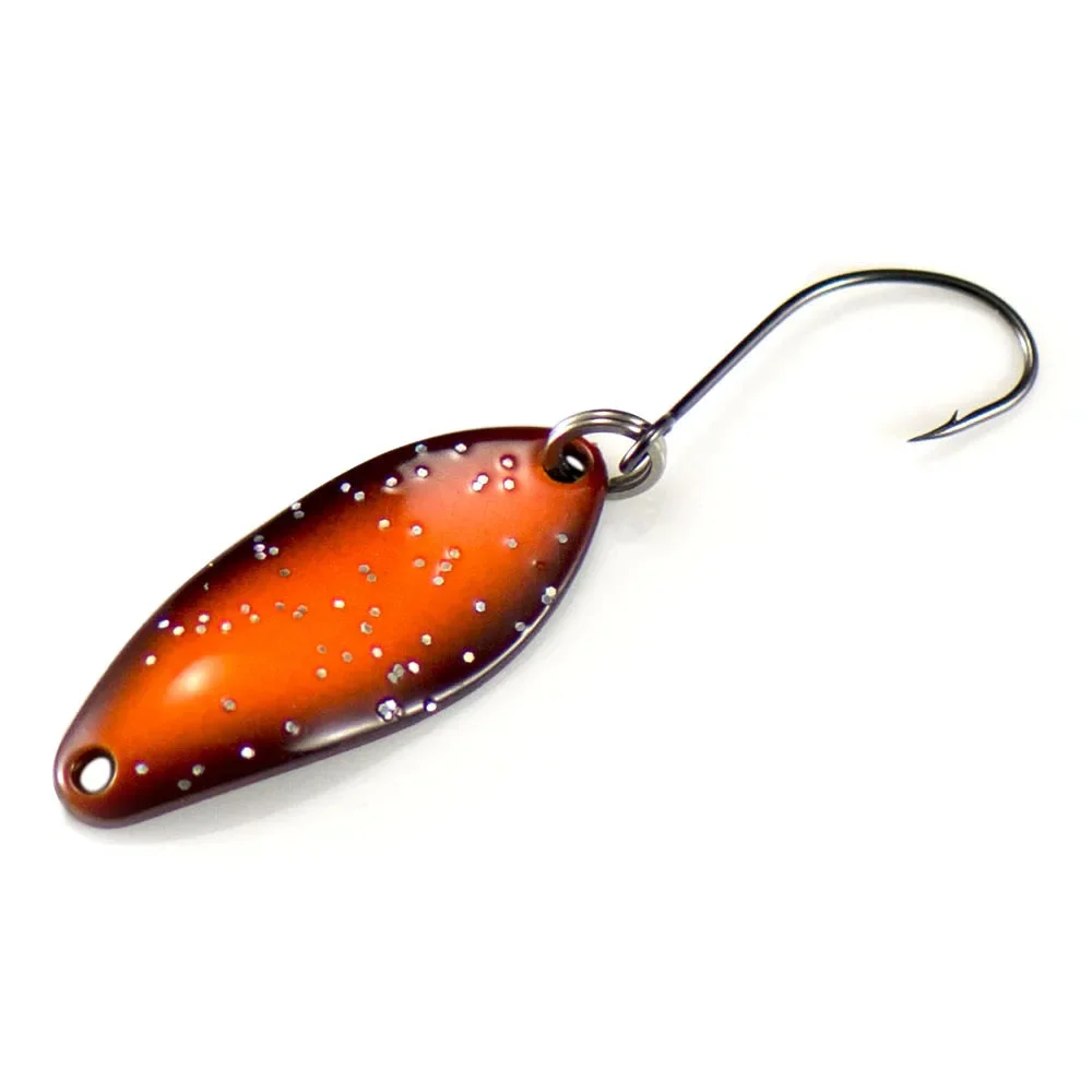 

Countbass Casting Spoon Size 30.5x12.5mm, 2.8g 7/64oz Freshwater Salmon Trout Pike Bass Metal Brass Fishing Lures Fish Bait
