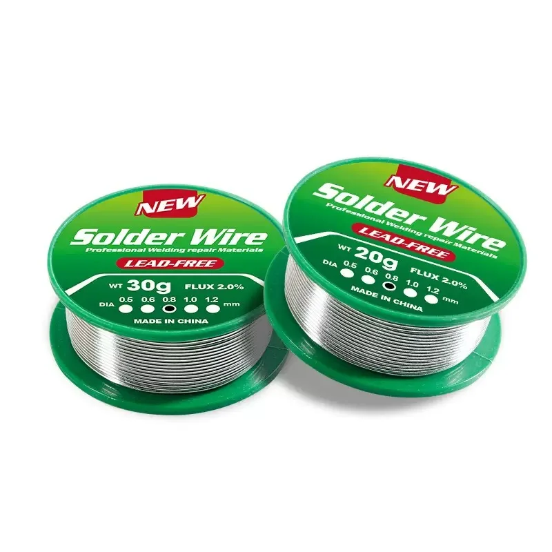 20g/30g Low Melting Point Lead-Free Solder Wire Coil Sn99.3/Cu0.7 High Purity Environmental Protection Flux for Maintenance