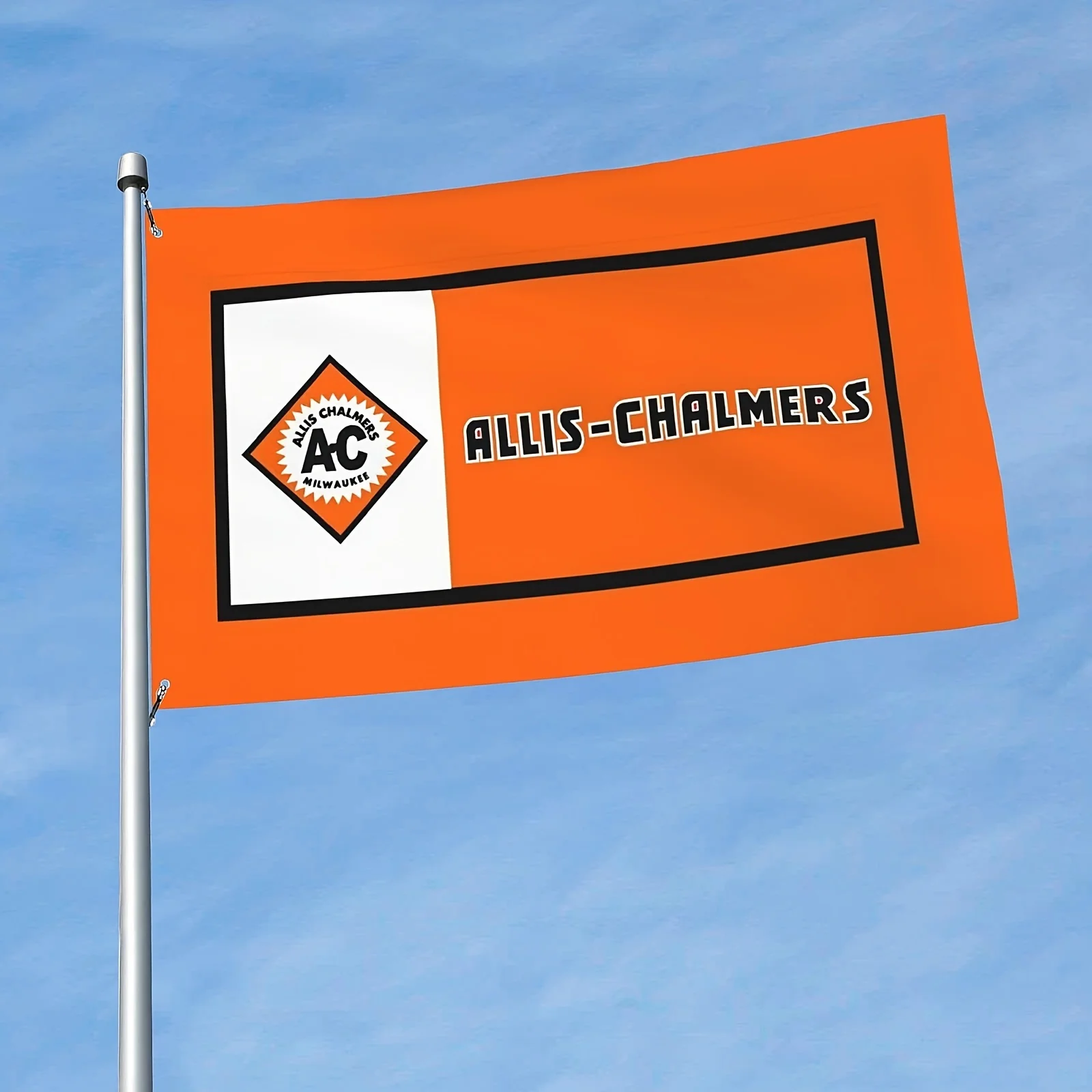2D FLAT 1pc Allis-Chalmers Themed Flag, Polyester Fabric, Multipurpose Outdoor Flag, 90x150cm, Indoor Outdoor Yard Garden Decor