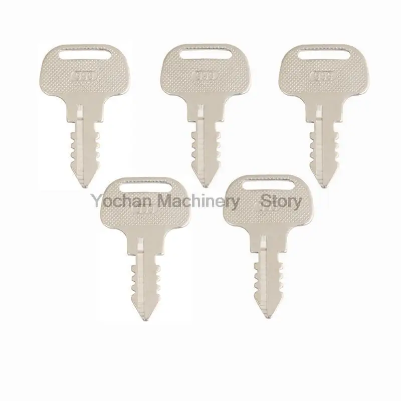 

5 Pcs 393 18510-63720 18510-63620 Ignition Start Starter key For Kubota M Series Tractors Models M4900 M5700 + Free Shipping