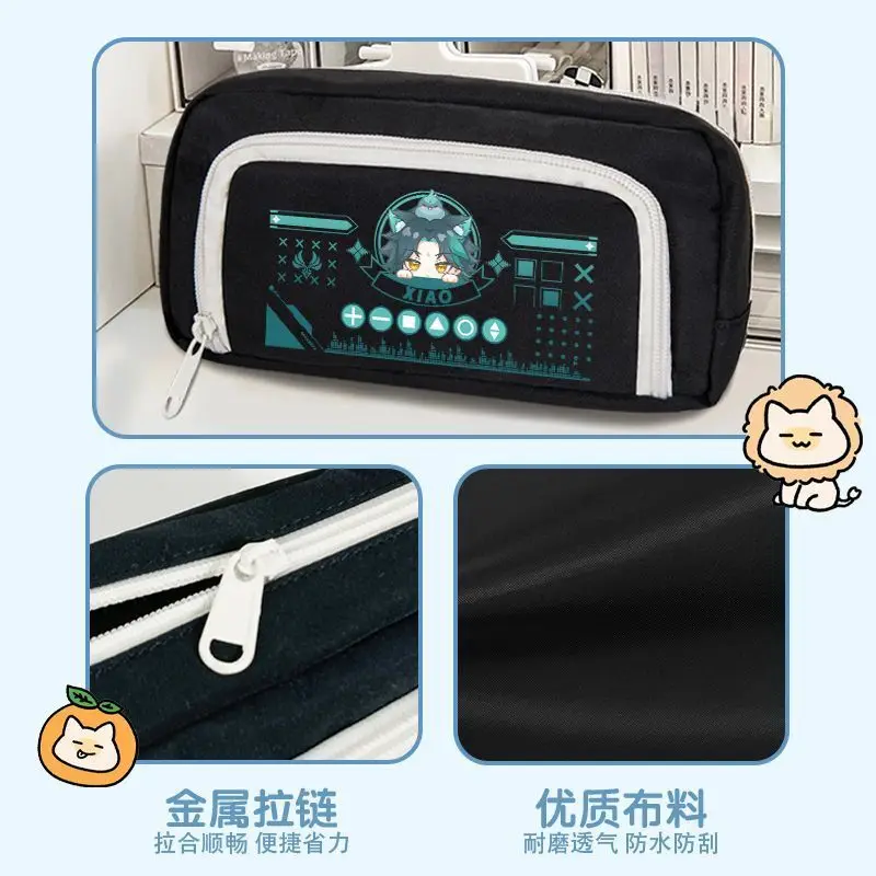 Genshin Impact Yae Miko Merchandise Stationery Box Pencil Case 2025 New Large Capacity Korean Version Storage Bag Ani