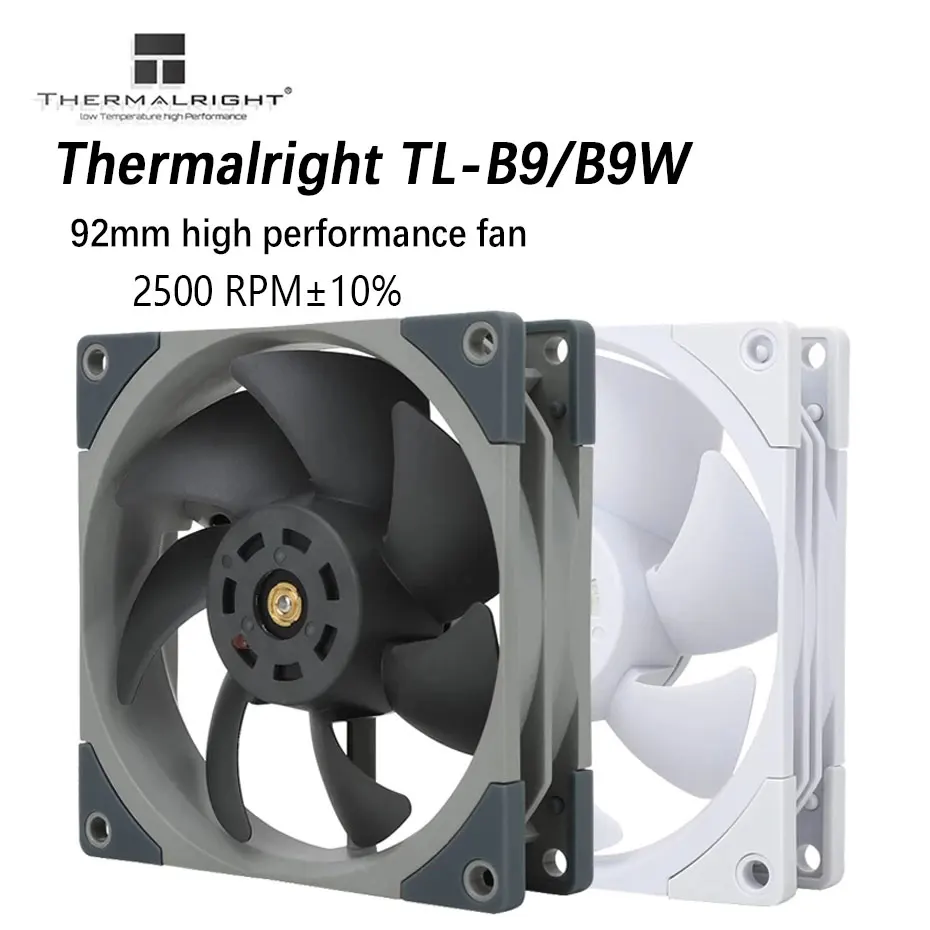 Thermalright TL-B9/B9W 92mm 4PIN PWM Case cooling Fan 2500RPM High performance air pressure radiator Fan