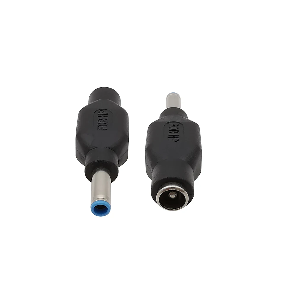 1Pcs 4.5x3.0mm 7.4x5.0mm Male to 5.5x2.1mm Female DC Power Plug Adapter Connector with Pin for DELL HP Computer