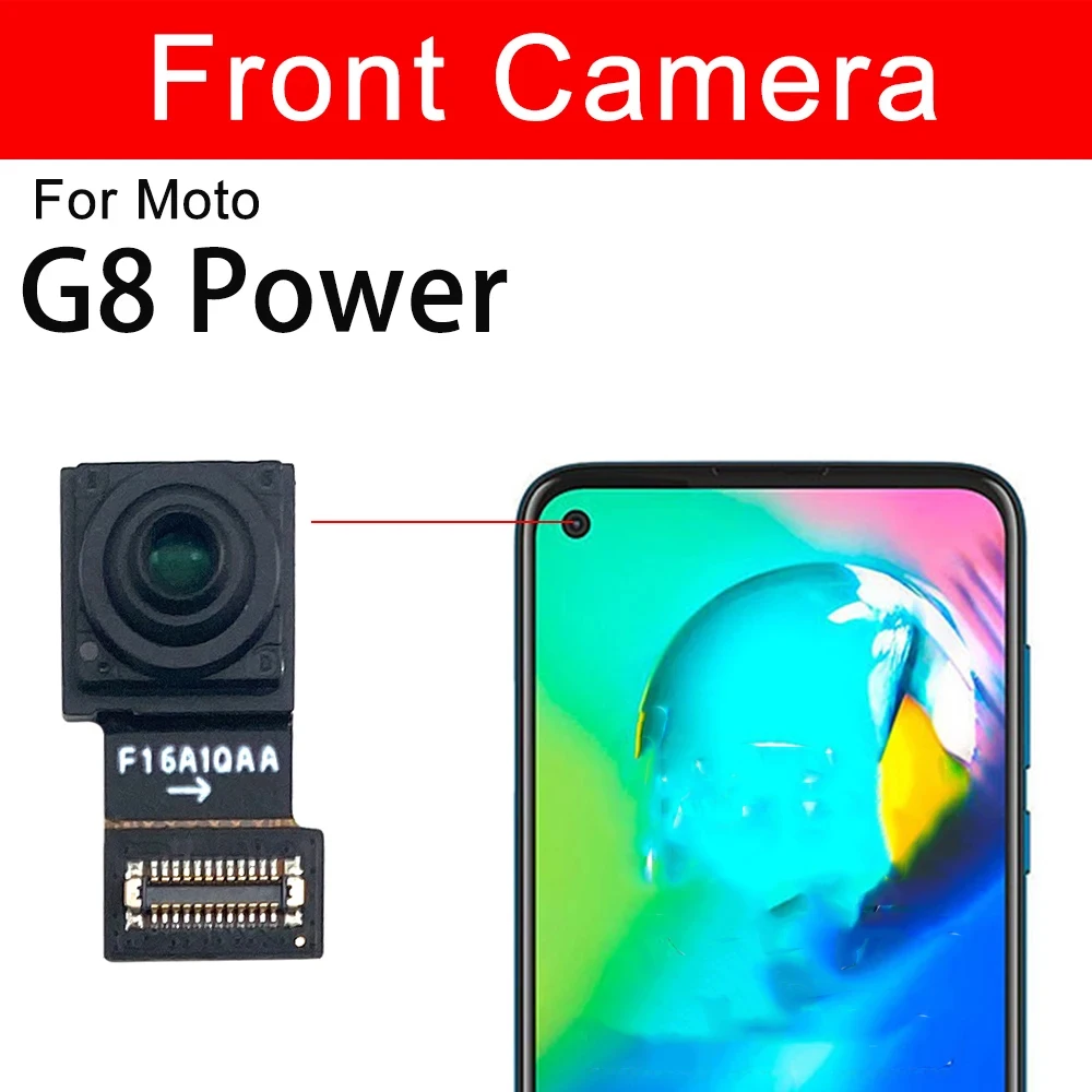 Rear Front Facing Main Camera For Motorola Moto G6 G7 G8 G9 Play G7 Plus G9 Power Small Back Camera Module Reaplacement Parts