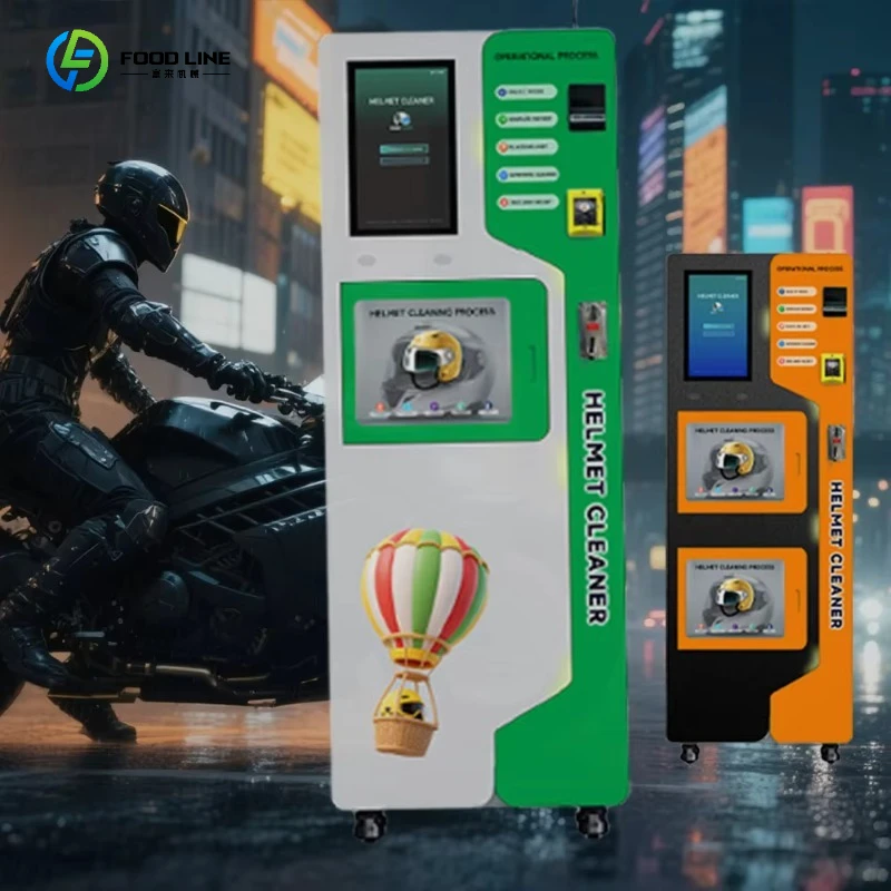 

Self Service Helmet Cleaning Machine Helmet Cleaning Vendo Motorcycle Helmet Washing Machine Customized