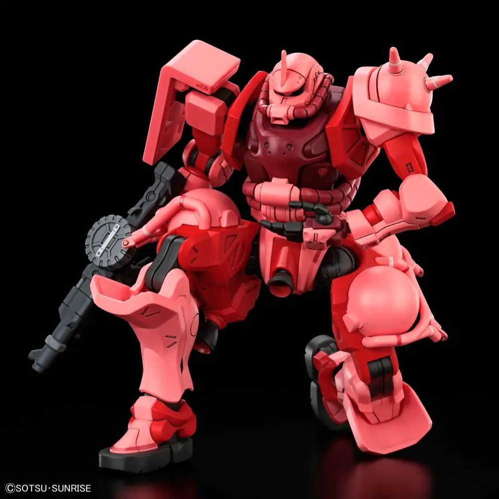在庫あり 本物のバンダイ HG 機動戦士ガンダム GQuuuuuuX MS-06S シャルズ・ザク フィギュア アニメ アクションモデル玩具
