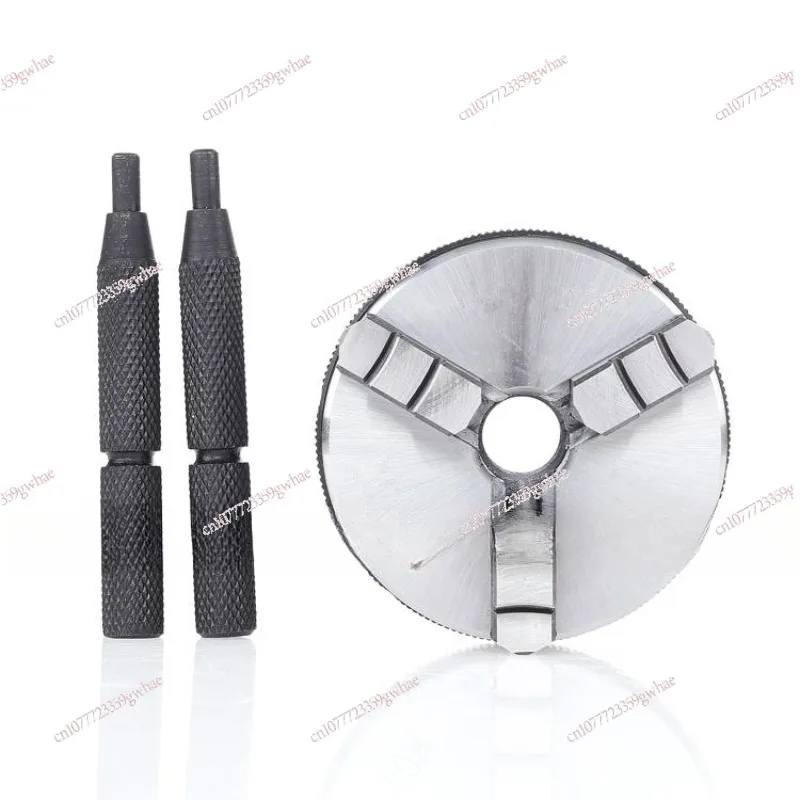 Selbstzentrierendes Handfestes Spannfutter mit drei Backen K01 63, Holzfutter, Mini-Spannfutter