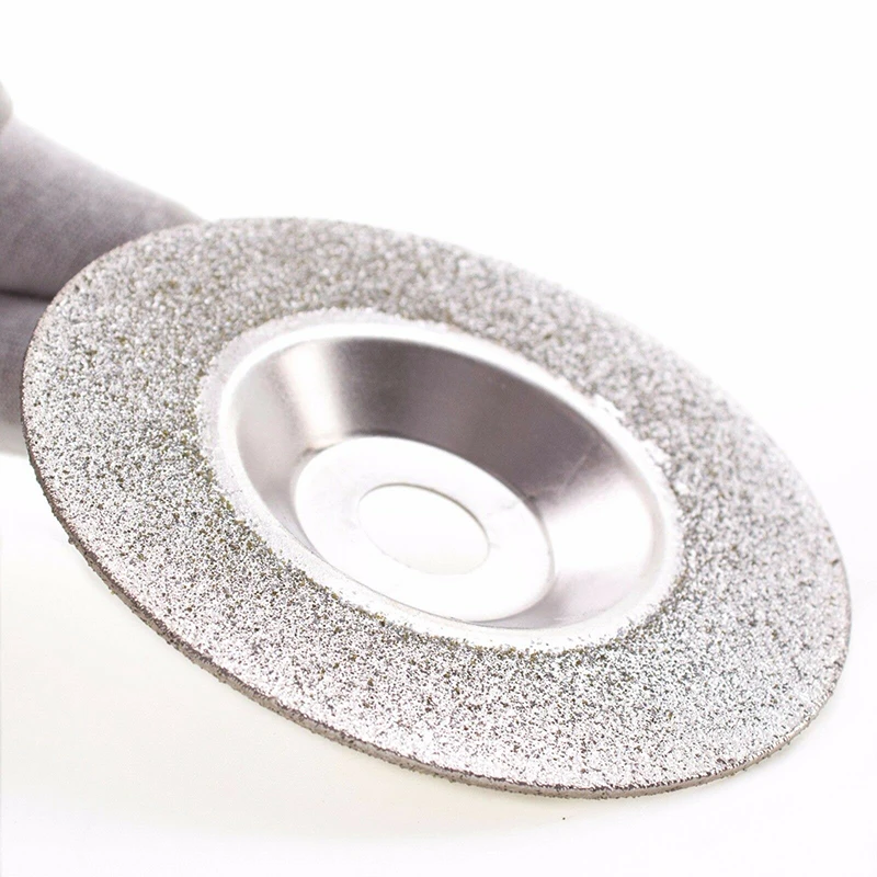 Marble Grinding wheel Rotary 12000RPM Glass 4Inch 100mm Diamond Disc Grit 60 Stone Tools Replacement Polishing