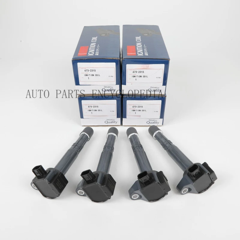 

SSS+ 4PC Denso Ignition Coil 673-2315 For Honda Accord CR-V Acura 2.4L 30520-5A2-A01