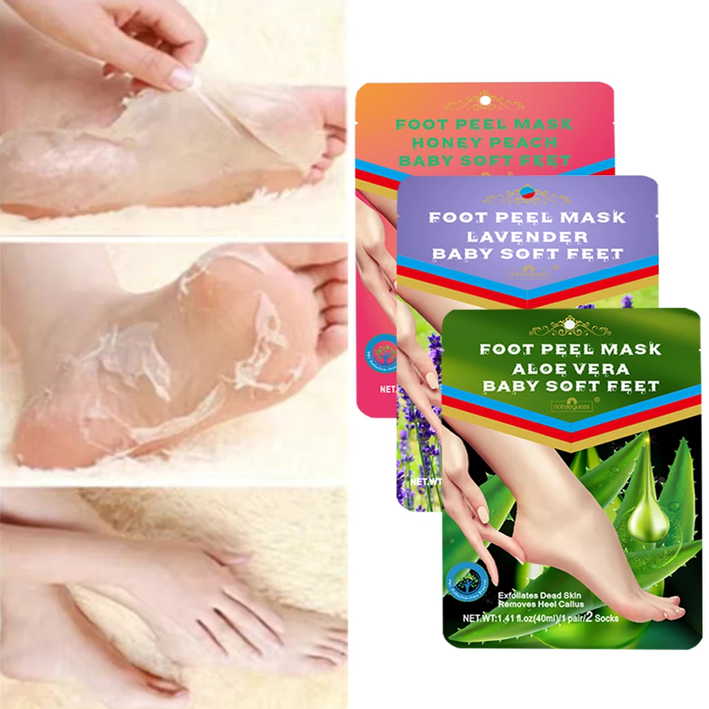 1 Pair/2PCS Exfoliating Foot Peeling Mask Pedicure Socks Scrub For Repair Dead Skin Remove Peel Off Care Korean Cosmetic 40Ml