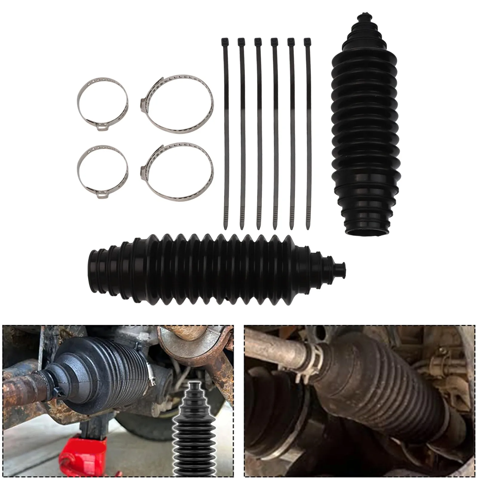 Easily Installable Dual for Pack of Auto Rack Dust Sleeves With Sizing Options Complete With Secure Tie Components