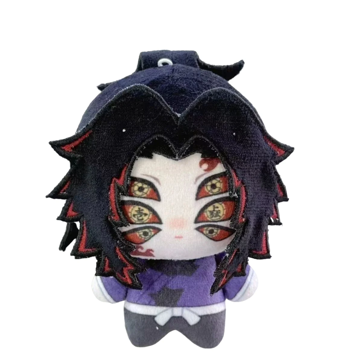 Muñeco de Peluche de Demon Slayer Kimetsu No Yaiba, Kokushibo Versión Q, Nui Gurumi, Relleno de Algodón PP, Muñeco Coleccionable de Anime Bidimensional