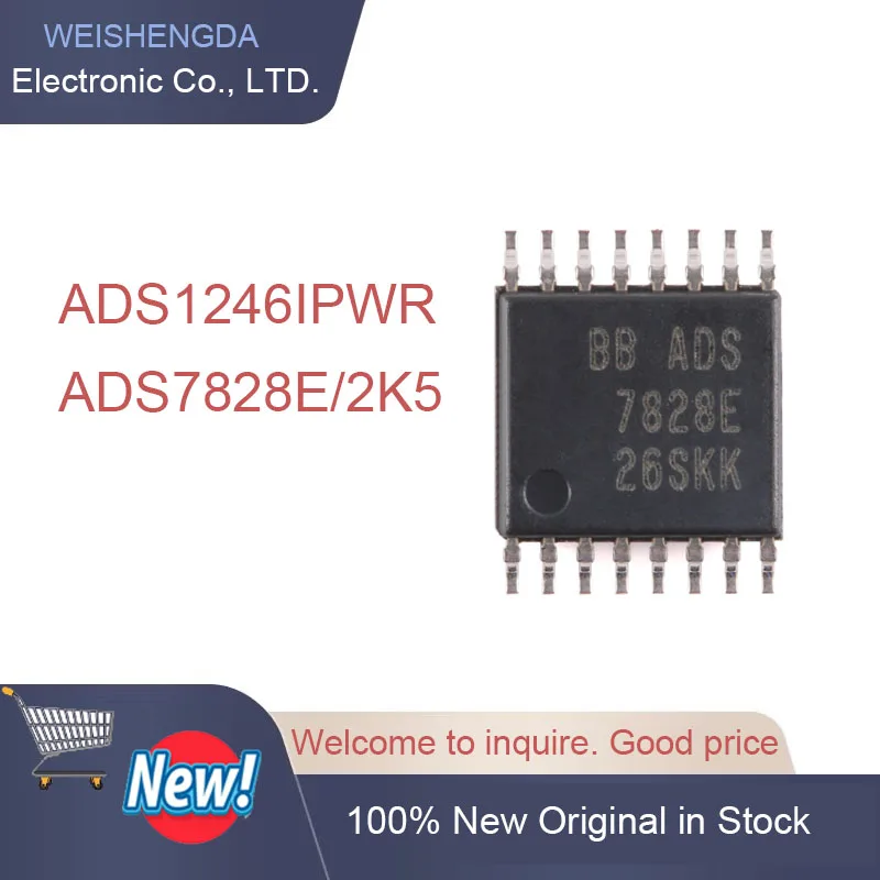 10 шт. ADS1246IPWR ADS7828E TSSOP16 чип IC новый оригинальный