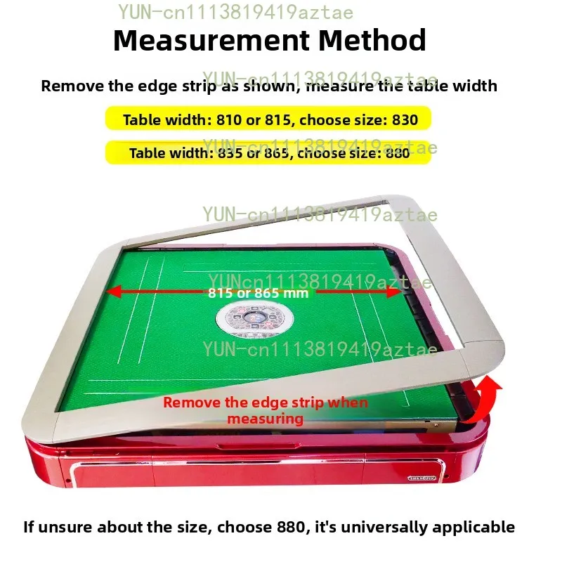 Thickened Waterproof Automatic Mahjong Tablecloth Pad Universal Mahjong Machine Desktop Covering Noise Reduction Mat