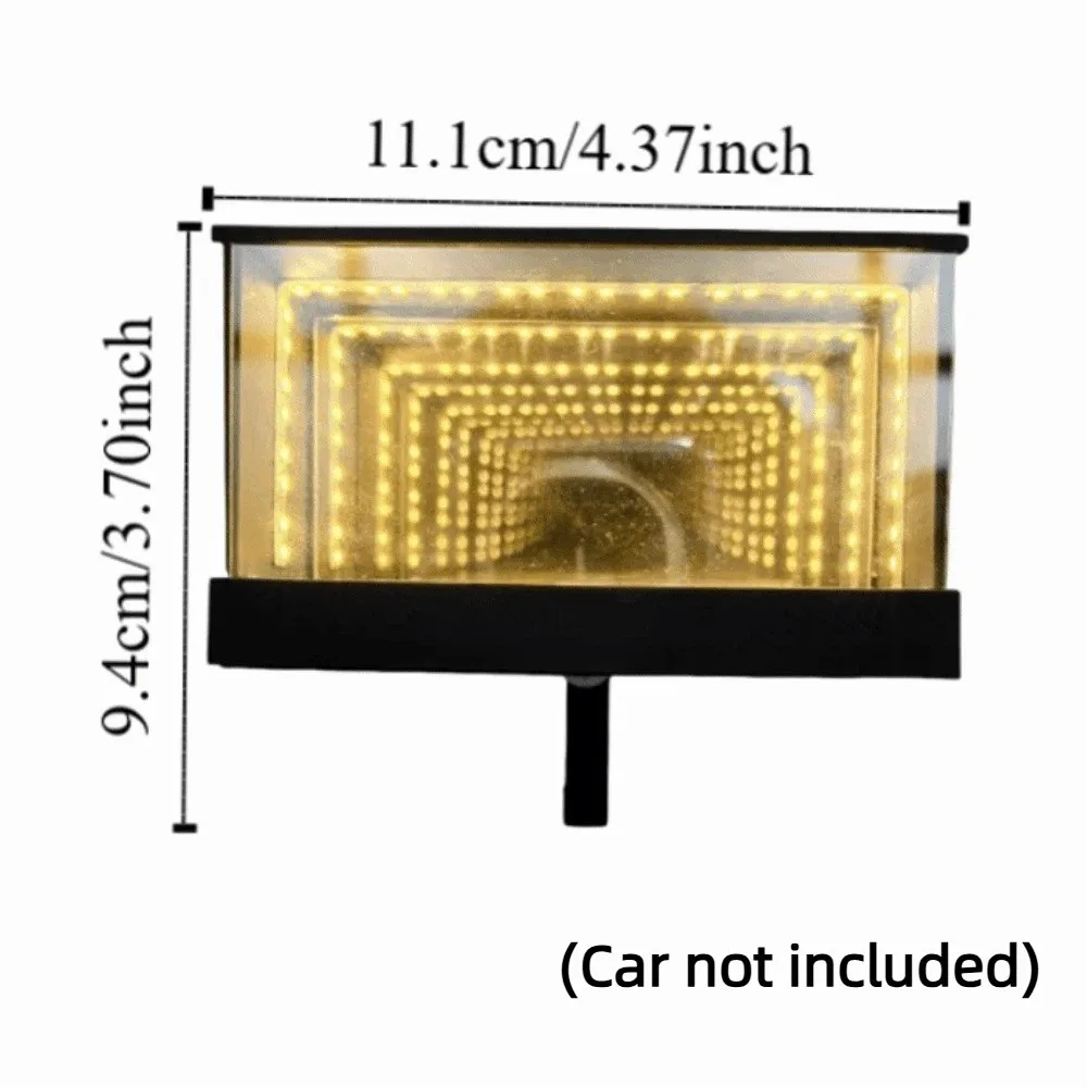 Creative Garage Key Holder Multifunctional with LED Light Wall Mount Key Storage Rack Mirrior Space-saving Car Key Hanger